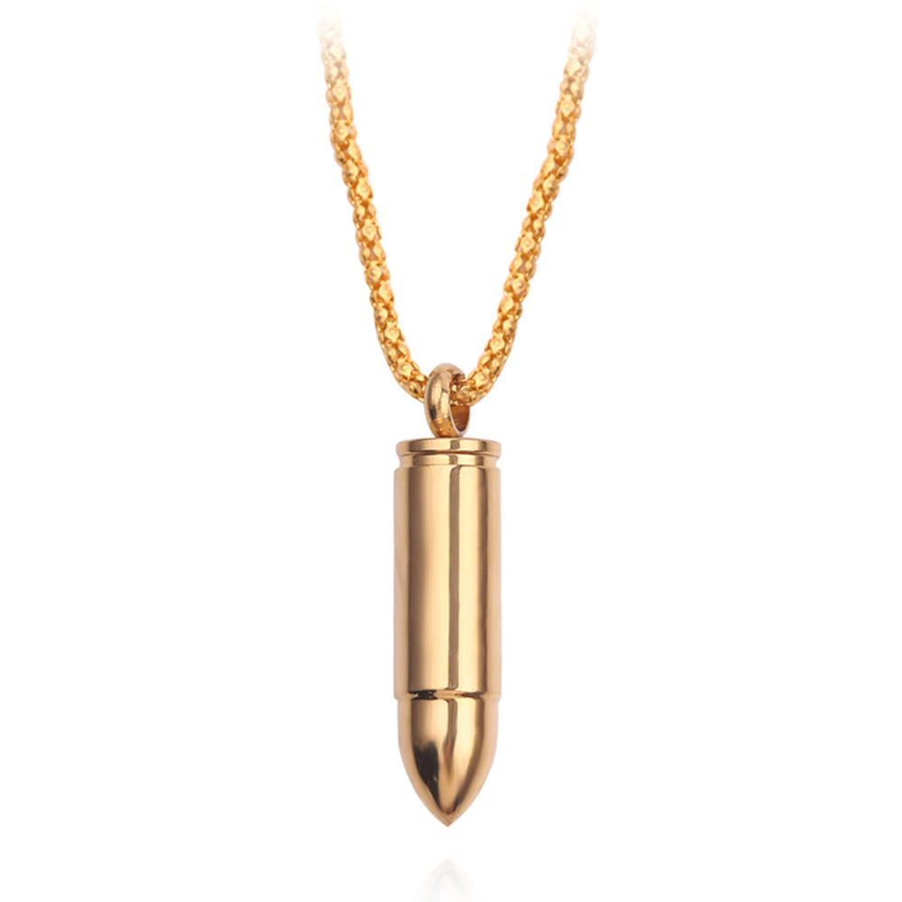 Wholesale Bullet Openable Alloy Necklace